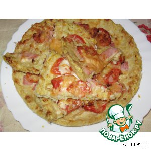 Кабачковая "пицца"