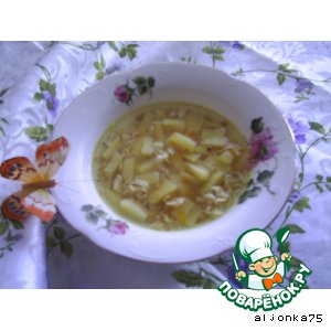 Суп из говяжьей тушенки