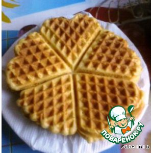 Вафли из моркови