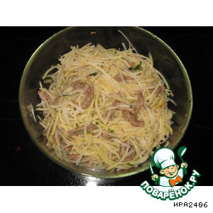 Картофельный салат "По-корейски"