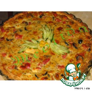 Киш с овощами