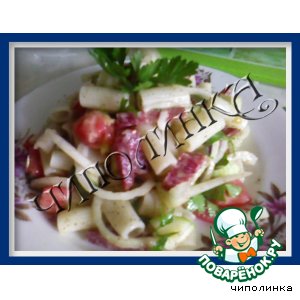 Салат с макаронами