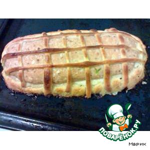 Рыбный рулет с яйцами