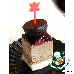 Нежные канапе с паштетом, портвейном и грушей