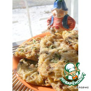Фасолевые лепешки с сыром