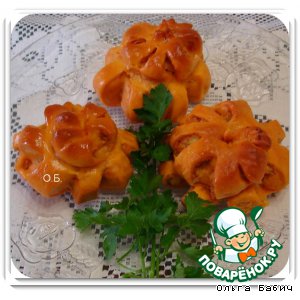 Мини-пироги "Хризантемки"