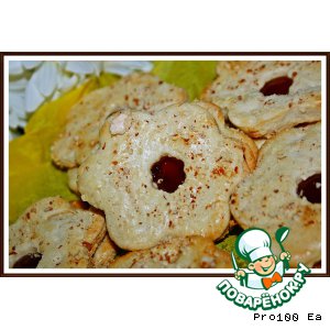 Миндальное печенье с джемом