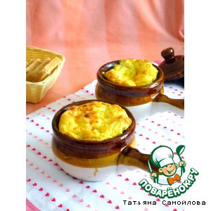 Сырная запеканка с кукурузой