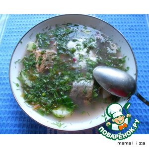 Ботвинья с рыбой