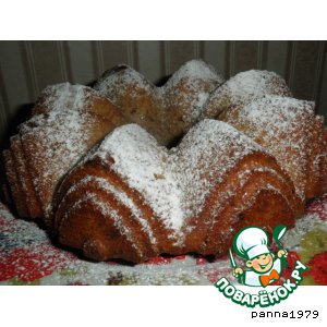 Бананово-имбирный кекс с корицей