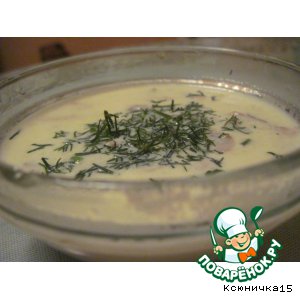 Крем-суп с шампиньонами