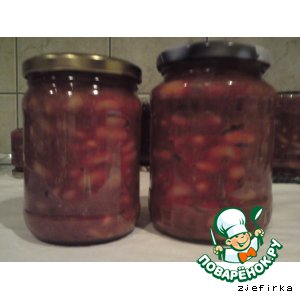 Фасолька в свеколке