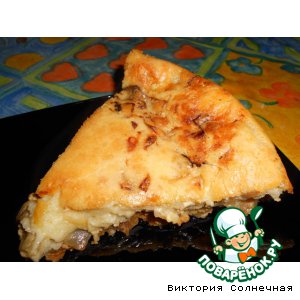 Пирог с капустой и яйцом