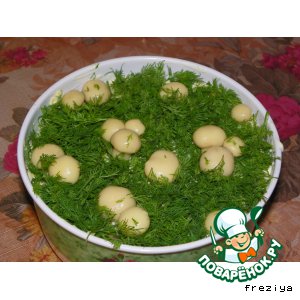 Салат "Лесная поляна"