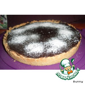 Шоколадно-грушевый тарт