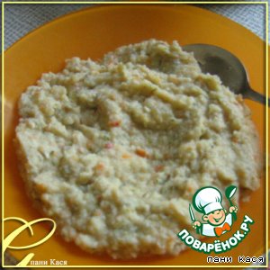 Пюре куриное с овощами