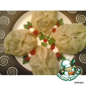 Манты с мясом