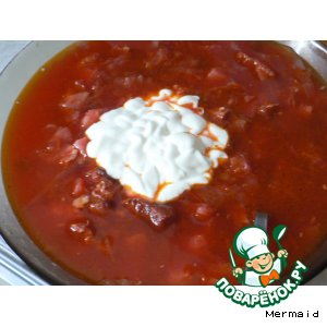 Копчeный борщик