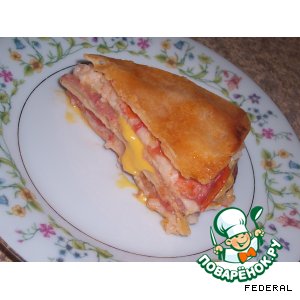 Закусочный пирог из лаваша