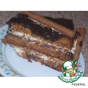 Торт "Чeрная жемчужина"
