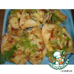 "Лодочки" с тунцом