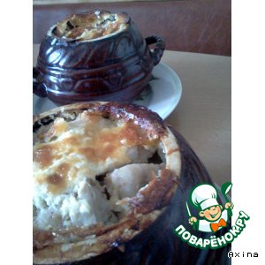 Горшочек с картофелем и мясом