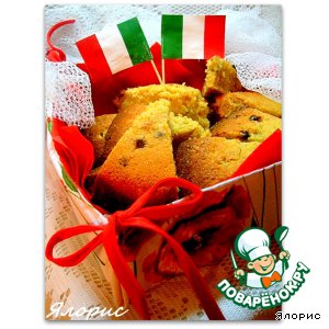 Кукурузный пирог с миндалем "Torta di mais con mandorle"