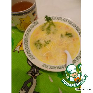Суп "Легкий" с цветной капустой и йогуртом