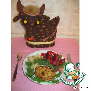 Куриная  отбивная в сухарях