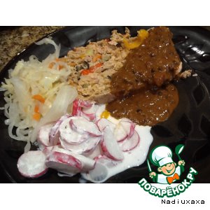 Куриная запеканка с овощами