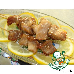 Шашлычок на пикничок с кунжутом