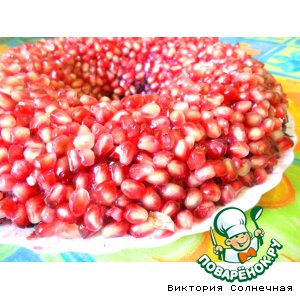 Гранатовый браслет с дичью