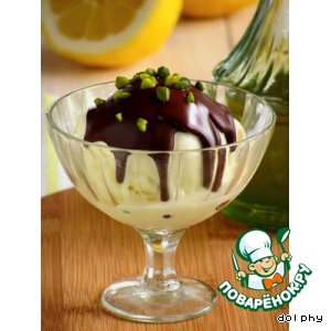Мороженое с лимоном и оливковым маслом