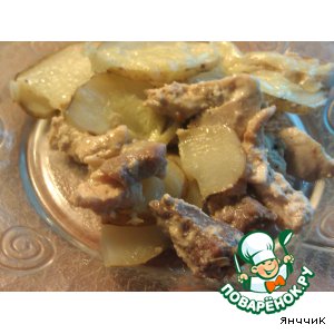 Скоблянка из 2 -х видов мяса
