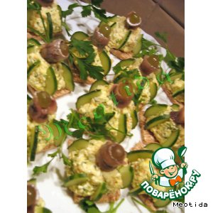 Закуска "Паучки"