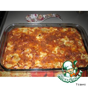 Остро-сладкий пирог с яблоками