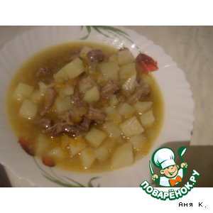Моe жаркое на ребрышках