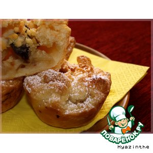 Маффины "Яблочный крамбль"