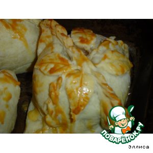 Яблочки с корицей, запеченные в слоеном тесте