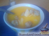 Суп с фрикадельками