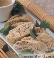 Закусочный паровой рулет