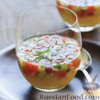 Гаспачо с ананасовым соком