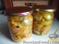 Маринованные зеленые помидоры дольками