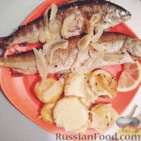 Хариус в духовке