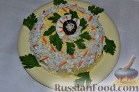 Салат с курицей и картошкой
