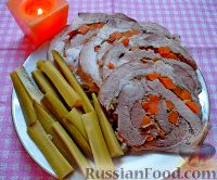 Рулет из свиной грудинки