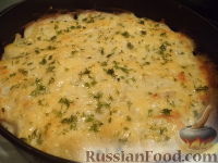 Картофель, запеченный в сметанном соусе