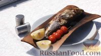 Сибас на доске