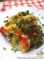 Мясо с овощами (в духовке)