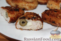 Котлеты из индейки, с оливками и сыром (в мультиварке)